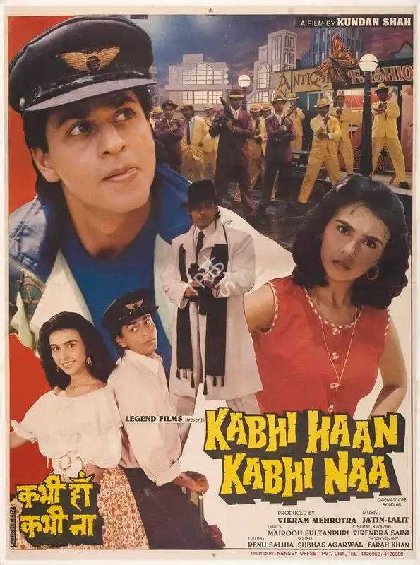 Vikram Mehrotra (Producer), Kabhi Haan Kabhi Naa, 1993, Full Sheet Poster