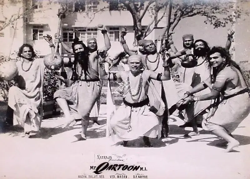 T.R. Joshi (Cinematographer), Mr Qartoon M A, 1958, Lobby Card