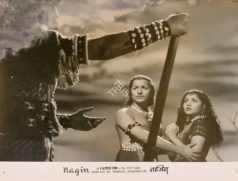 Nandlal Jashwantlal (Director), Nagin, 1954, Lobby Card