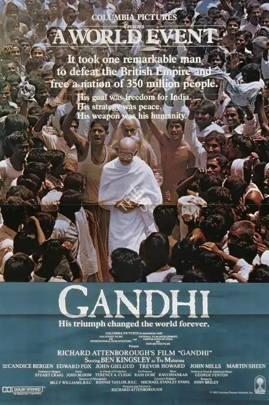 Richard Attenborough (Producer), Gandhi, 1982, Full Sheet Poster