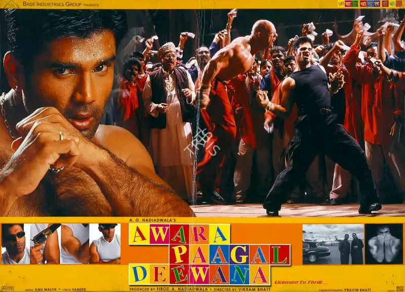 Firoz A. Nadiadwala (Producer), Awara Paagal Deewana, 2002, Lobby Card
