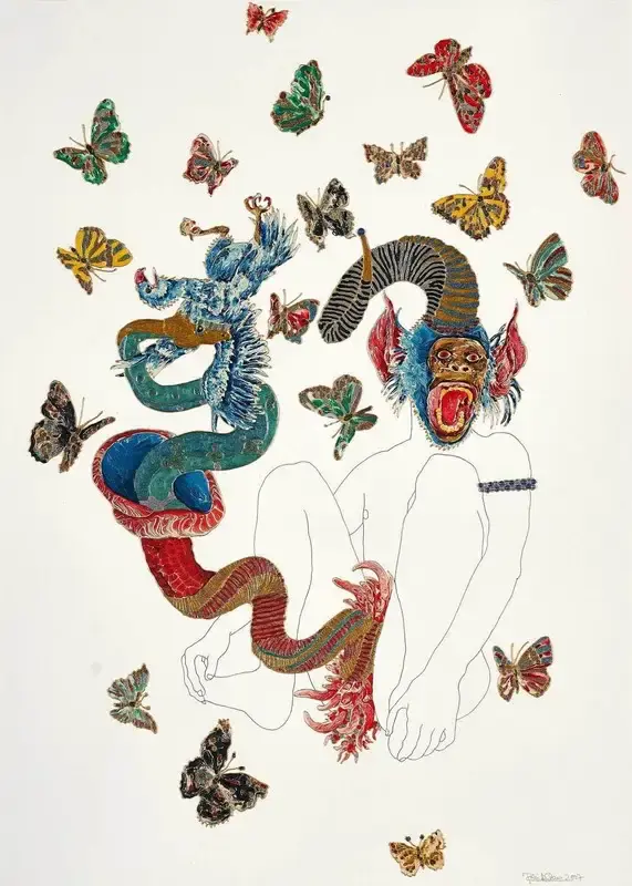 Raqib Shaw (Artist), Untitled, 2007, Painting