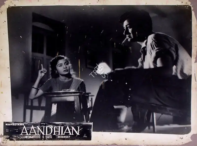 Jal Mistry (Cinematographer), Aandhiyan, 1952, Lobby Card