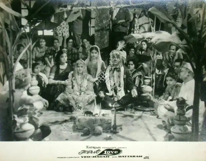 Madan (Producer), First Love, 1961, Lobby Card