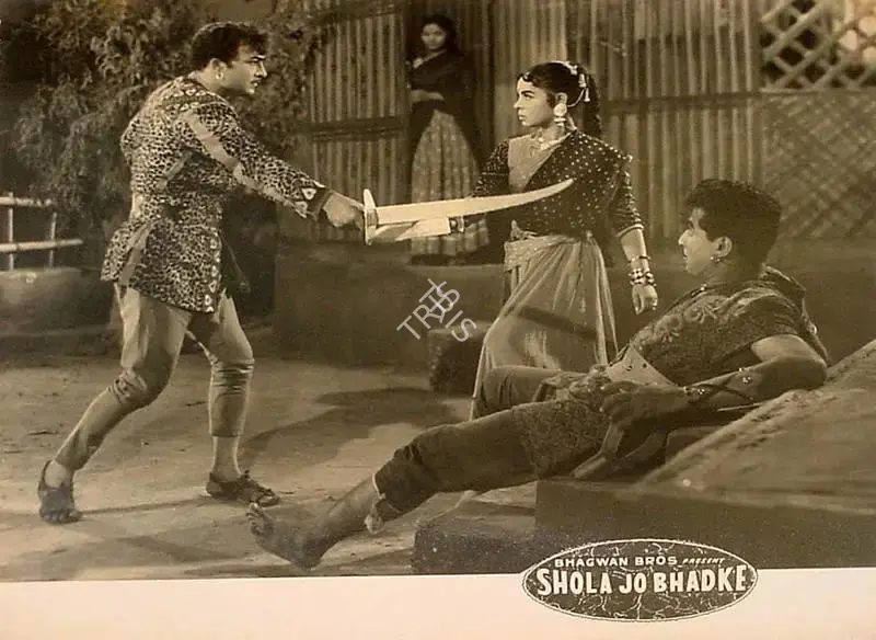 Bhagwan (Director), Shola Jo Bhadke, 1961, Lobby Card