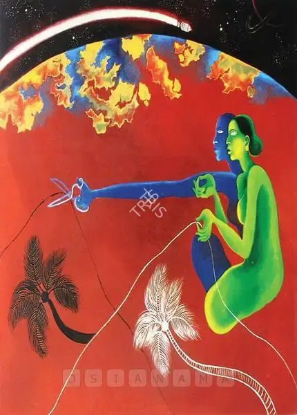 Arpana Caur (Artist), Changing Times, 2002, Painting