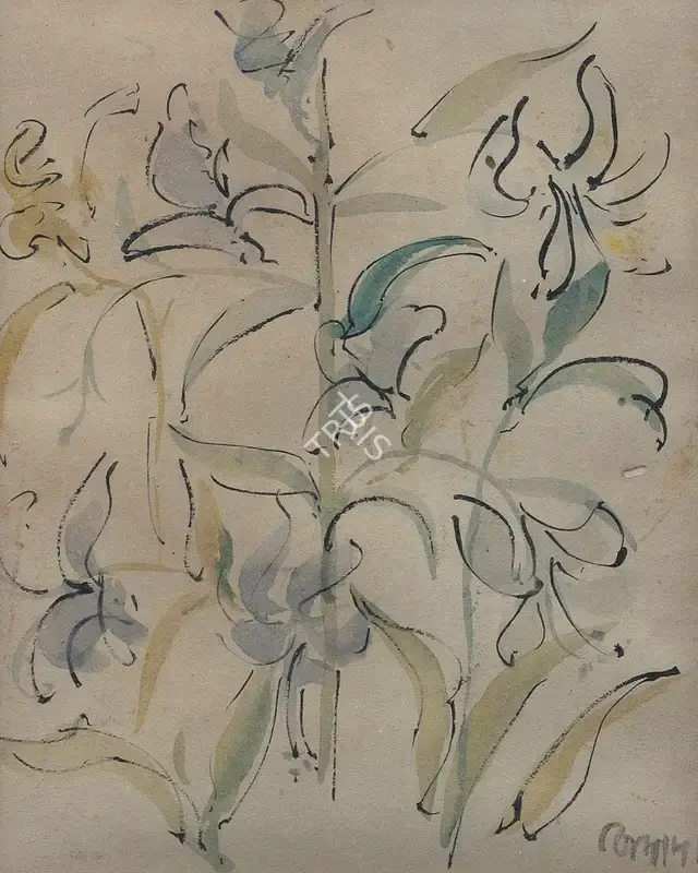 Mukherjee, B.B. (Artist). Untitled, n.d. | Painting, Sa.Onl/27.03.14, 2014 · Saffronart