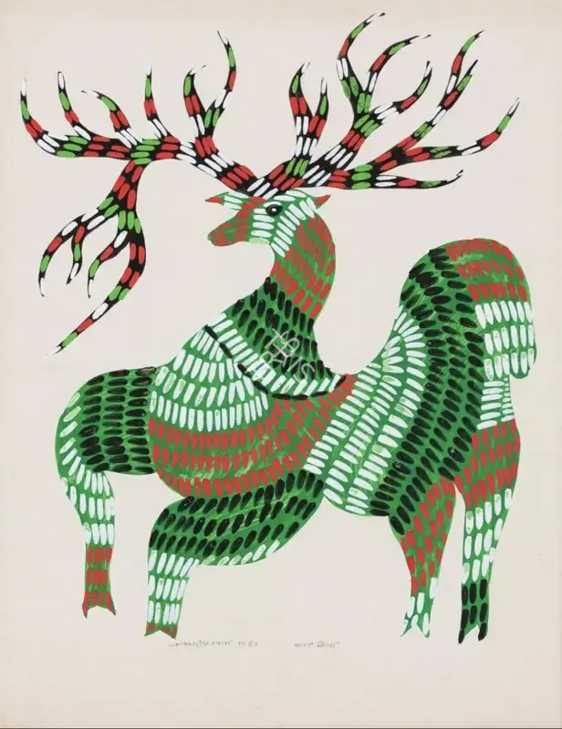 Jangarh Singh Shyam (Artist), Bara Singha (Gond), 1989, Painting