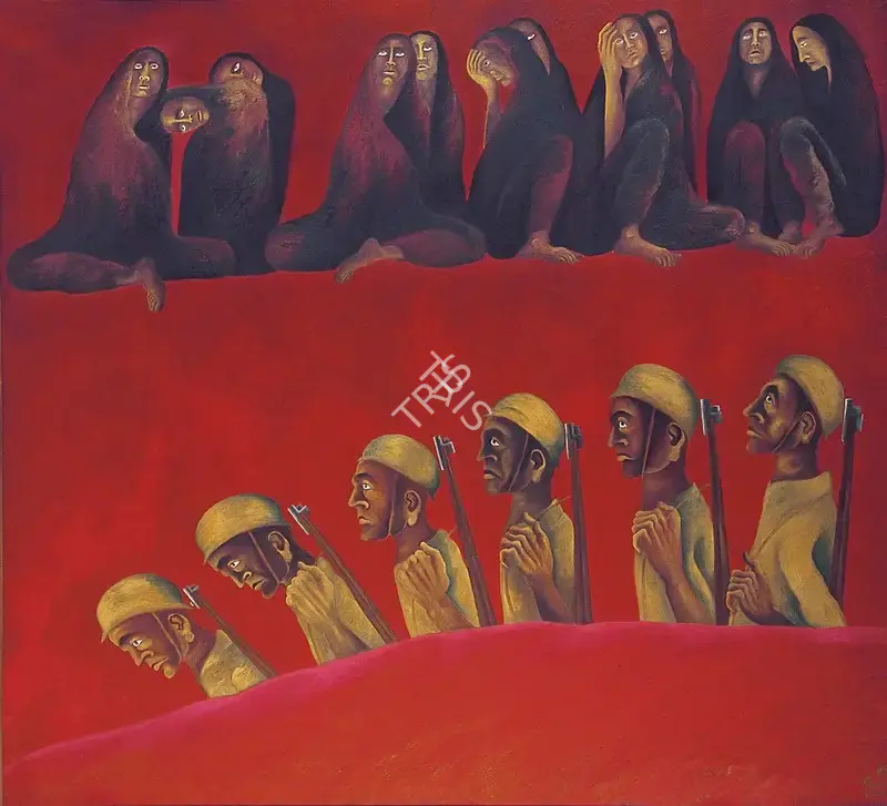 Arpana Caur (Artist), Where Are All The Soldiers, 1984, Painting