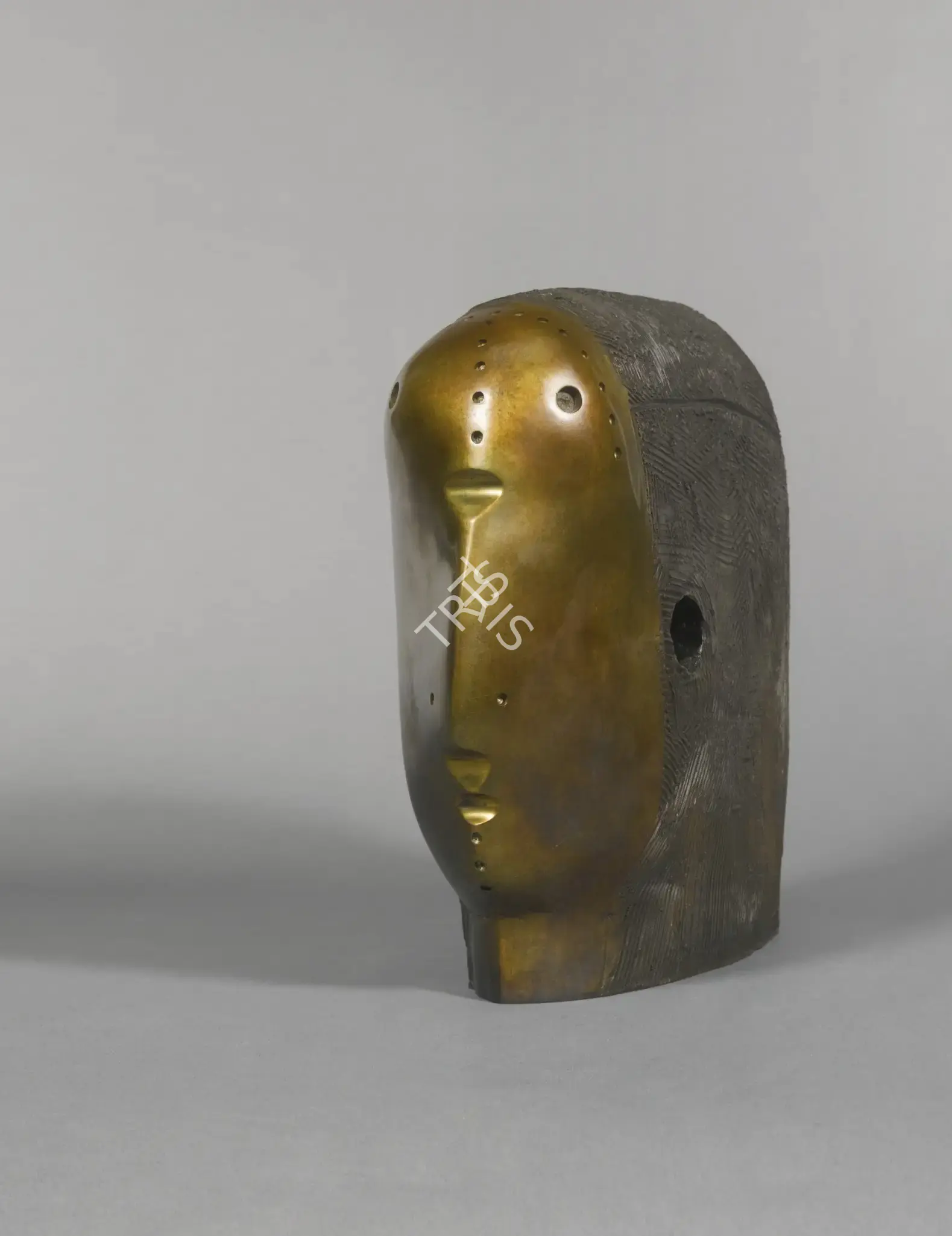 Himmat Shah (Artist), Untitled (Woman's Head), 1986, Sculpture
