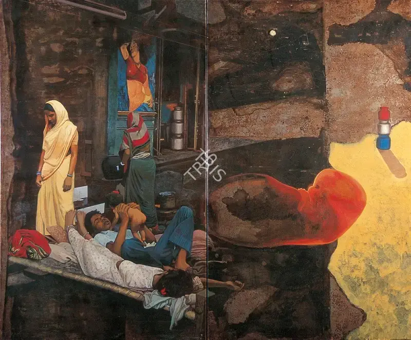 Suryakant Lokhande (Artist), Untitled, 2000, Painting