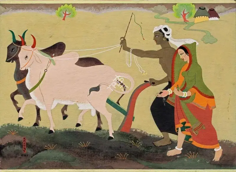 A.A. Raiba (Artist), Comrade, 1949, Painting