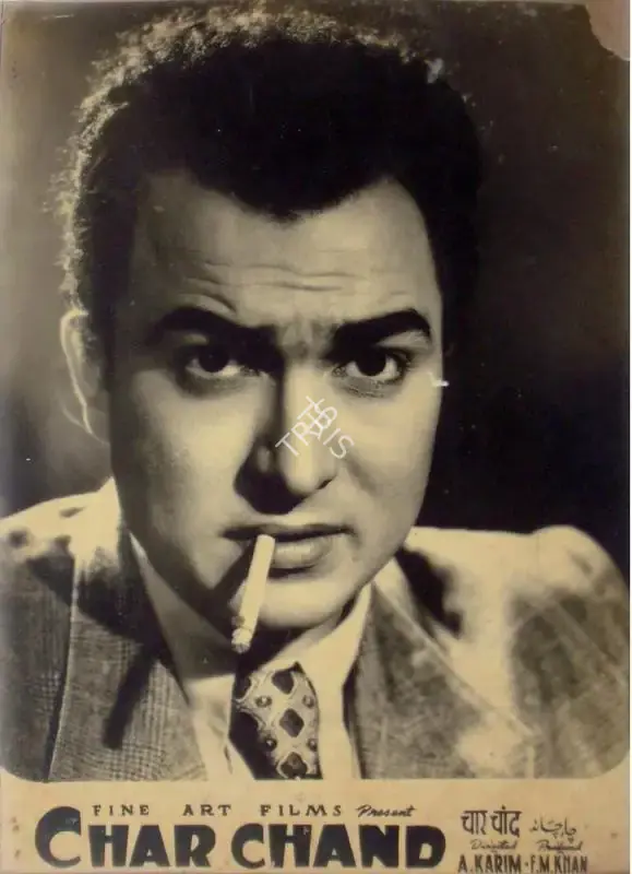 F.M. Khan (Producer), Char Chand, 1953, Lobby Card