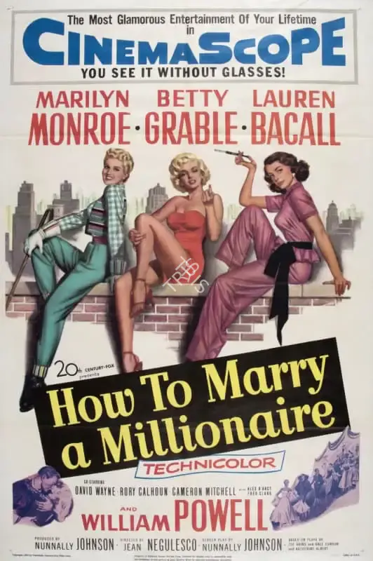 Jean Negulesco (Director), How to Marry a Millionaire, 1953, Poster