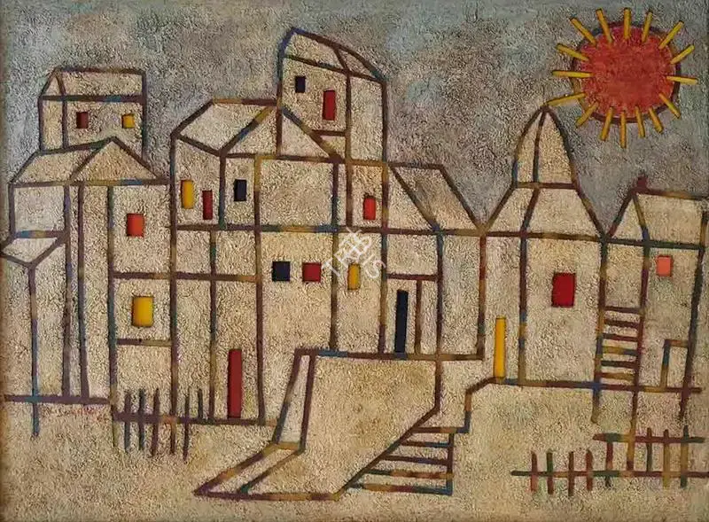 Sagara, Piraji (Artist). Untitled, 1964 | Painting, Pu.Onl/11.06.20, 2020 · Pundole