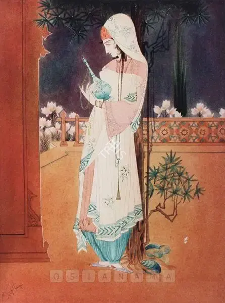 M.A.R. Chughtai (Artist), The Saqi, 1925, Painting