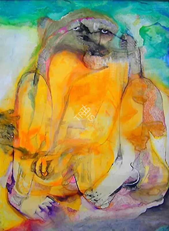 Mohan Samant (Artist), Shri Yogeshwar, Drawing