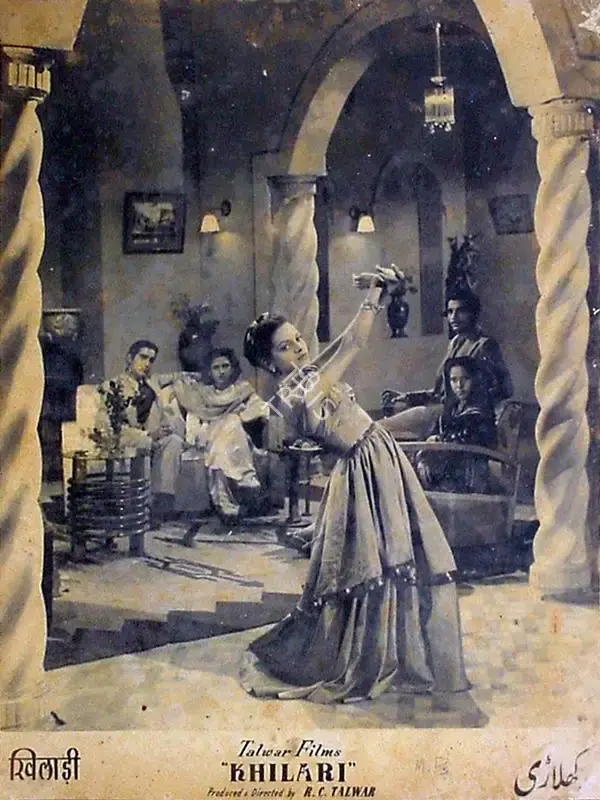 R.C. Talwar (Director), Khilari, 1950, Lobby Card