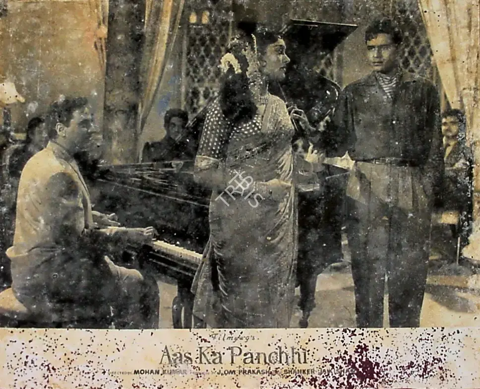 J.Om Prakash (Producer), Aas Ka Panchhi, 1961, Lobby Card