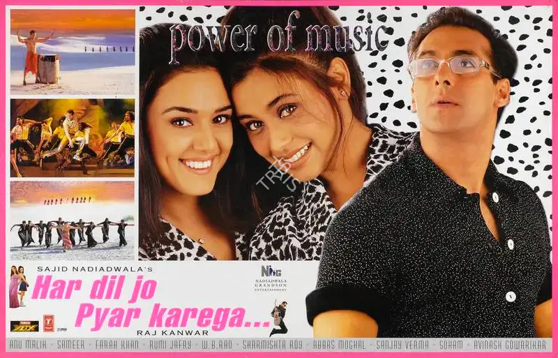 Sajid Nadiadwala (Producer), Har Dil Jo Pyar Karega, 2000, Lobby Card