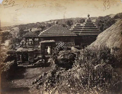 Unknown (Photographer), Mahabaleshwar Temple, 1850, Antiquarian Photograph