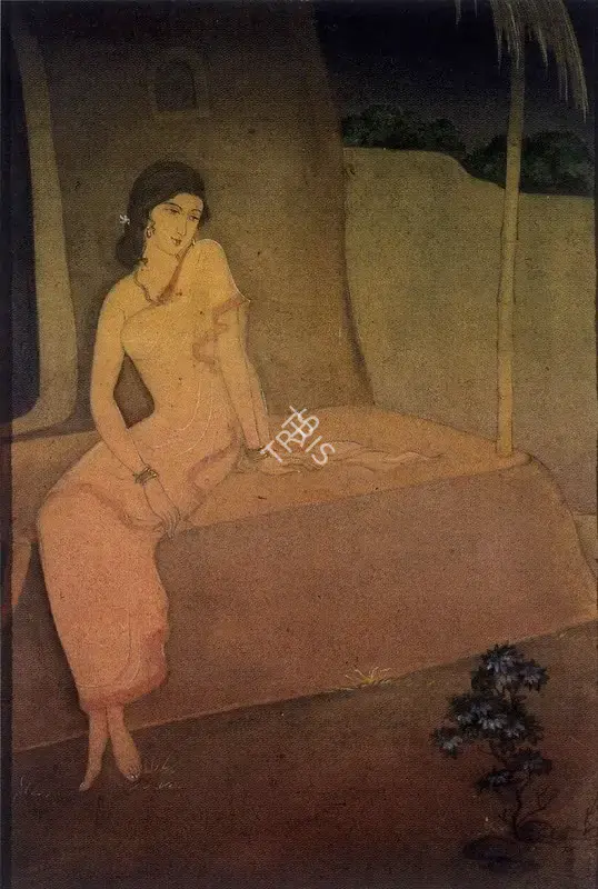 Tagore, Abanindranath (Artist). Sita In Banishment, n.d. | Painting, 1999 · Christie's