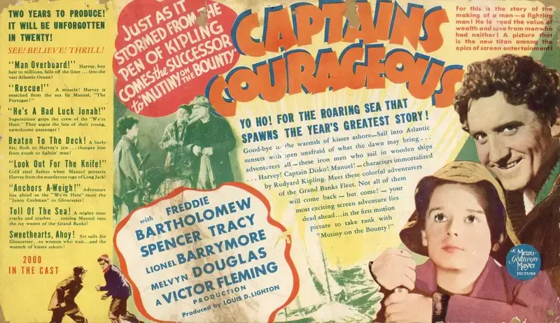 Victor Fleming (Director), Captains Courageous, 1937, Handbill