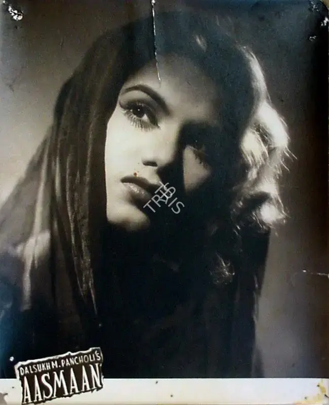 Dalsukh M. Pancholi (Director), Aasman, 1952, Lobby Card
