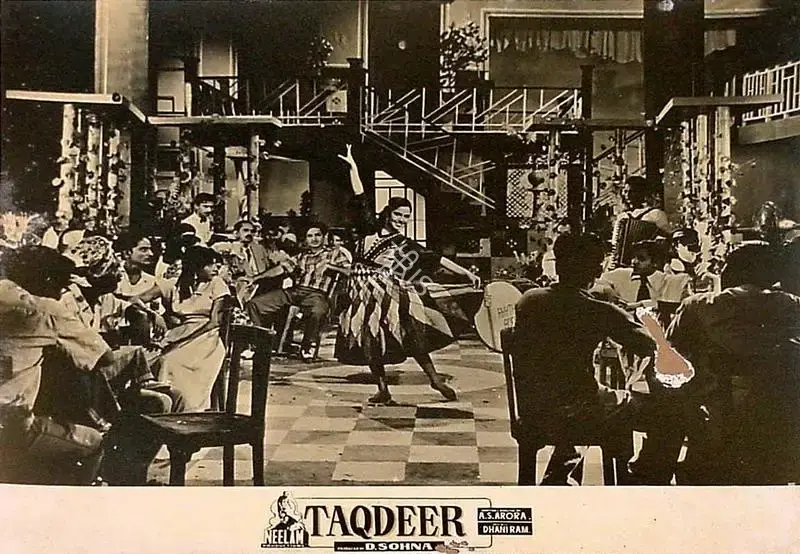 D. Sohna (Producer), Taqdeer, 1958, Lobby Card