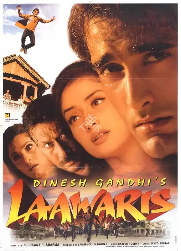 Dinesh Gandhi (Producer), Laawaris, 1999, Full Sheet Poster