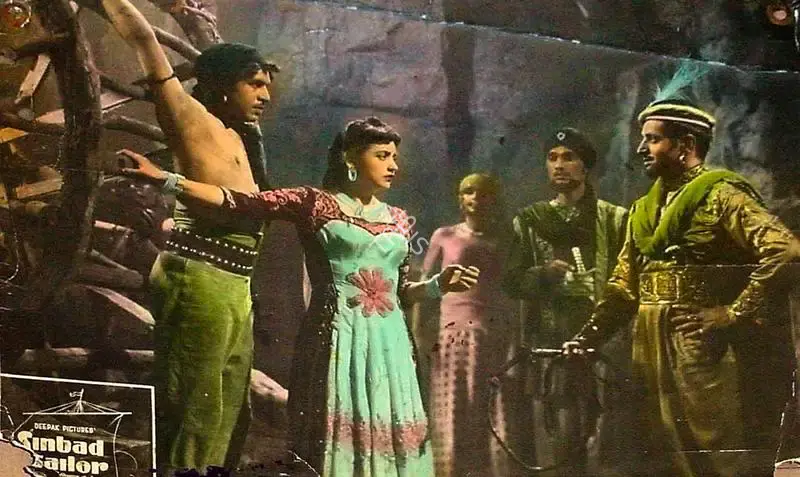 Nanabhai Bhatt (Director), Sinbad Jahaaji, 1952, Lobby Card