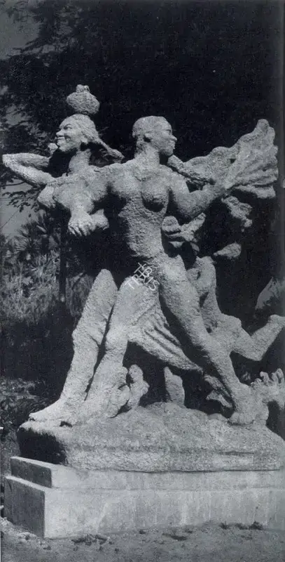 Ramkinkar Baij (Artist), The Mill Corn, Sculpture
