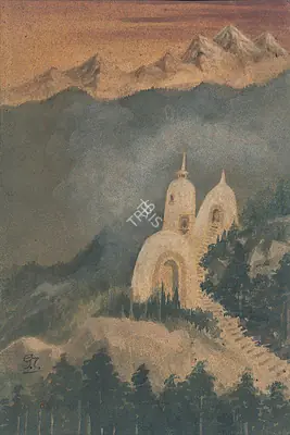Gaganendranath Tagore (Artist), Temple, Painting