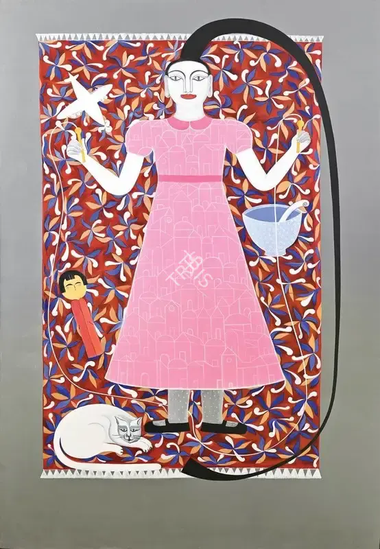 Rodwittiya, Rekha (Artist). Once Upon a Time, 2005-2006 | Painting, AG.Onl/17.12.23, 2023 · Asta Guru