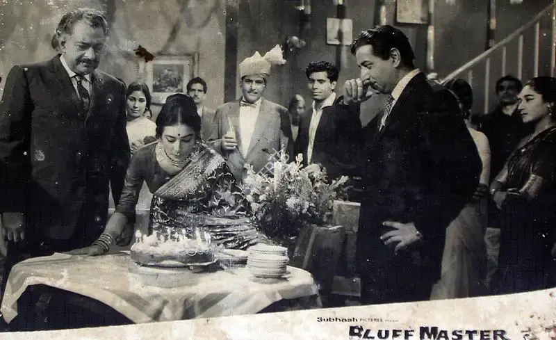 Subhash Desai (Producer), Bluff Master, 1963, Lobby Card