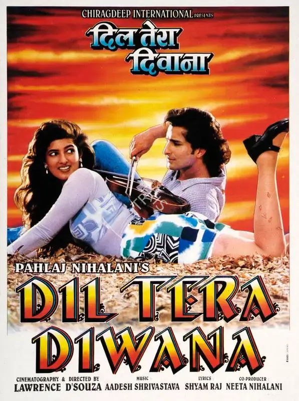 Pahlaj Nihalani (Producer), Dil Tera Diwana, 1996, Song-Synopsis Booklet