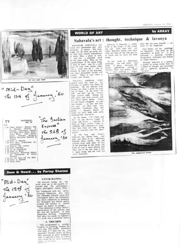 Pratap Singh (Editor), Seen & Heard…, 1980, Magazine Clipping