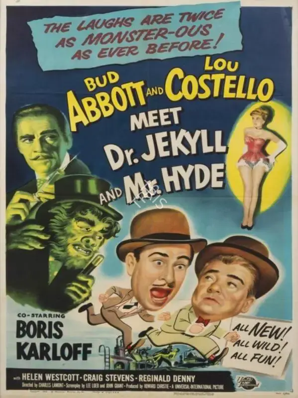 Howard Christie (Producer), Abbott and Costello Meet Dr. Jekyll and Mr. Hyde, 1953, Poster