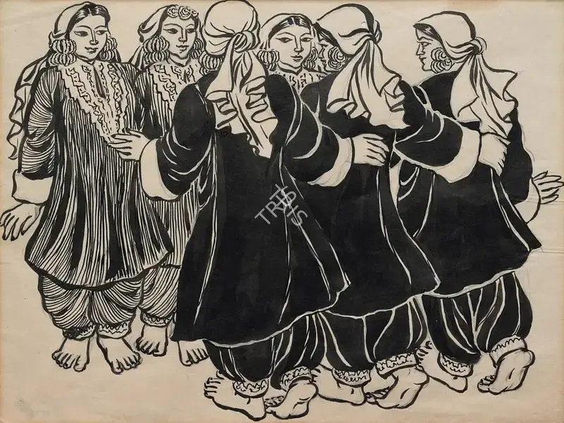 Chittaprosad (Artist), Untitled, Painting