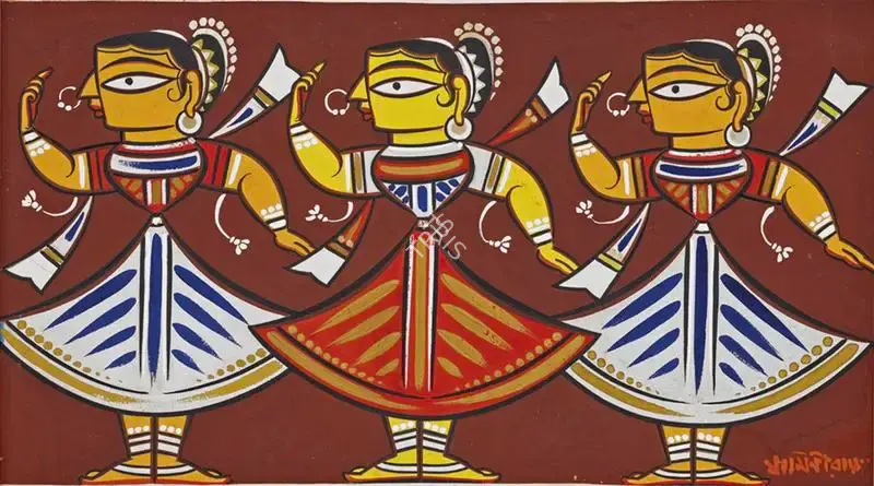 Jamini Roy (Artist), Untitled, 1950, Painting