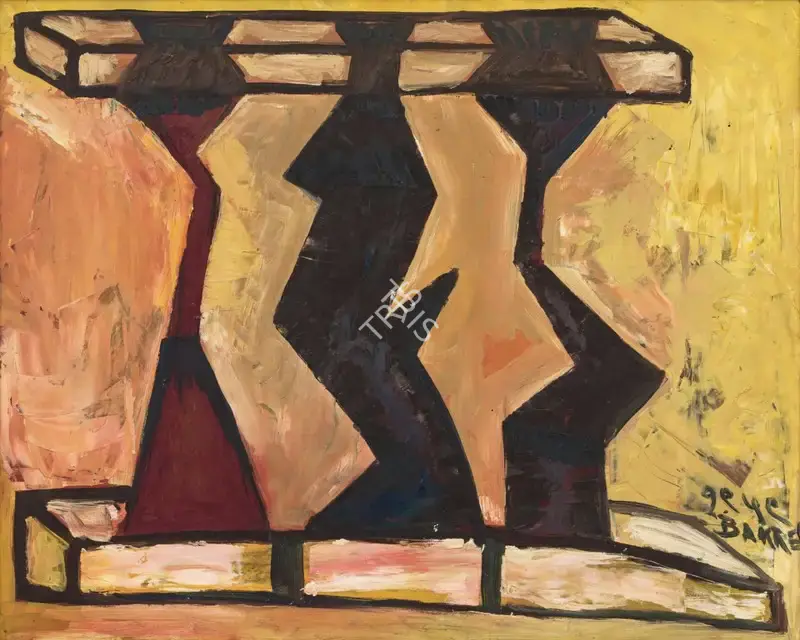 S.K. Bakre (Artist), Untitled, 1959, Painting