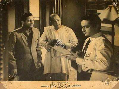 V.K. Murthy (Cinematographer), Pyaasa, 1957, Lobby Card