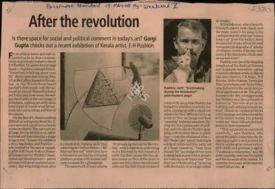 Gargi Gupta (Reporter), After the Revolution, 2008, Newspaper Clipping