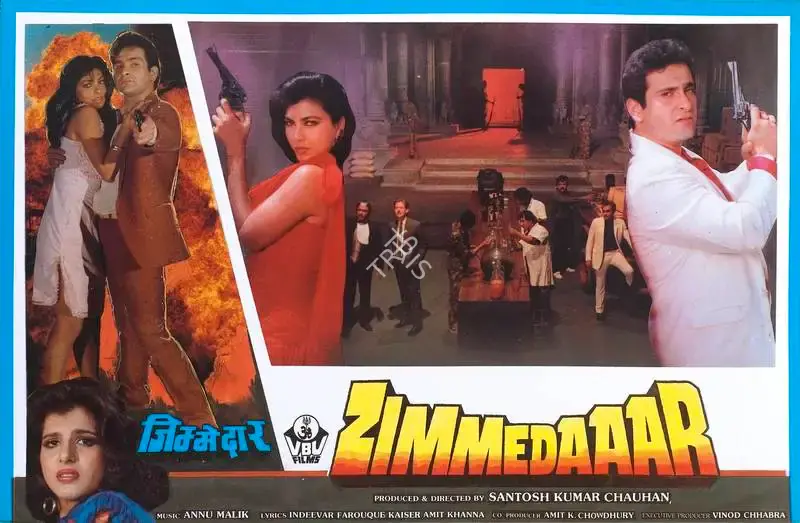 Santosh Kumar Chauhan (Producer), Zimmedaaar, 1990, Lobby Card