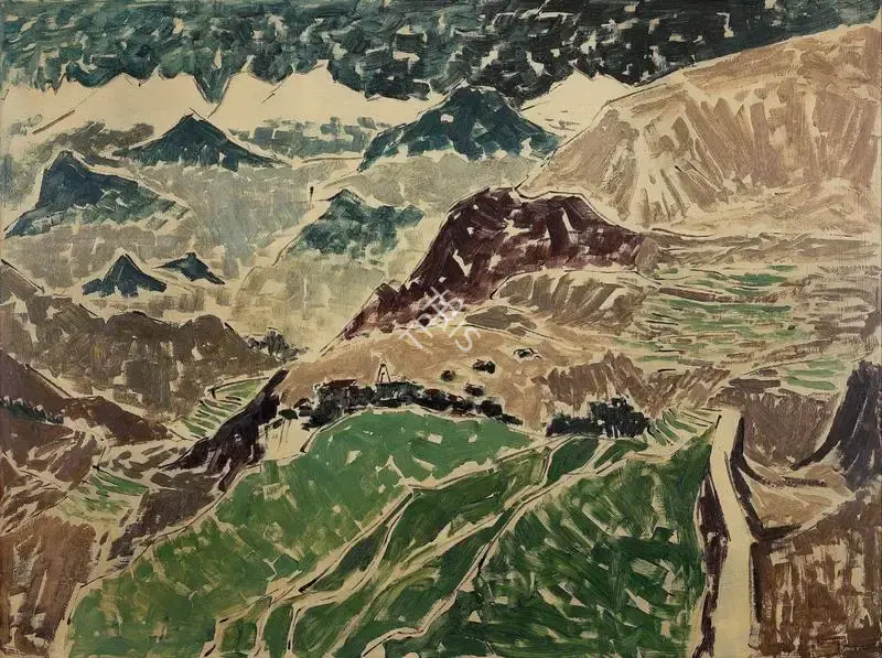 N.S. Bendre (Artist), Untitled, 1955, Painting