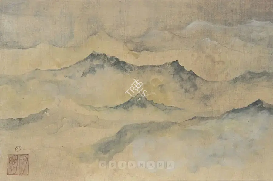 Gaganendranath Tagore (Artist), The Himalayas, 1919, Painting