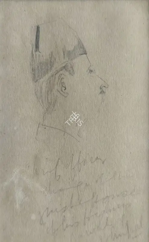 Unknown (Artist), Untitled (Portrait), 1940, Drawing