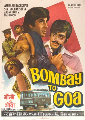 N.C. Sippy (Producer), Bombay To Goa, 1972, Full Sheet Poster