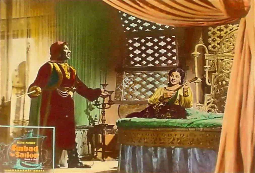 Nanabhai Bhatt (Director), Sinbad Jahaaji, 1952, Lobby Card