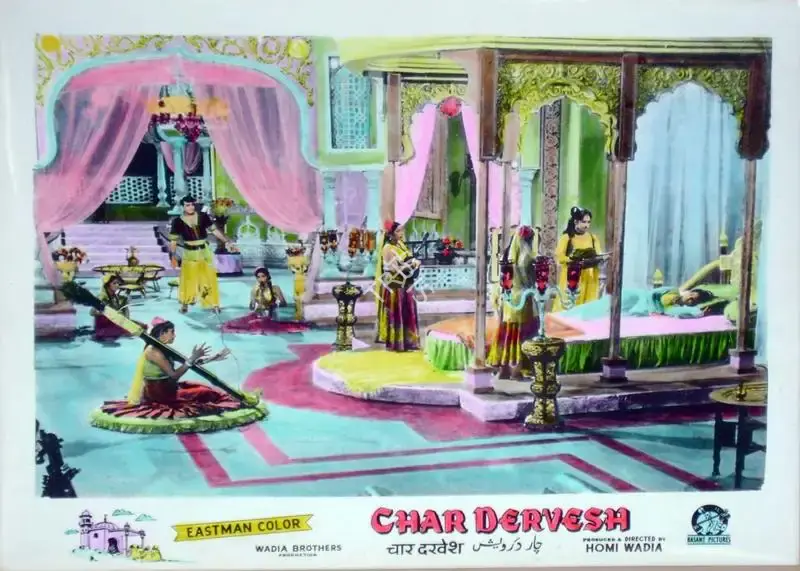 Aga Hasham (Cinematographer), Char Dervesh, 1964, Lobby Card